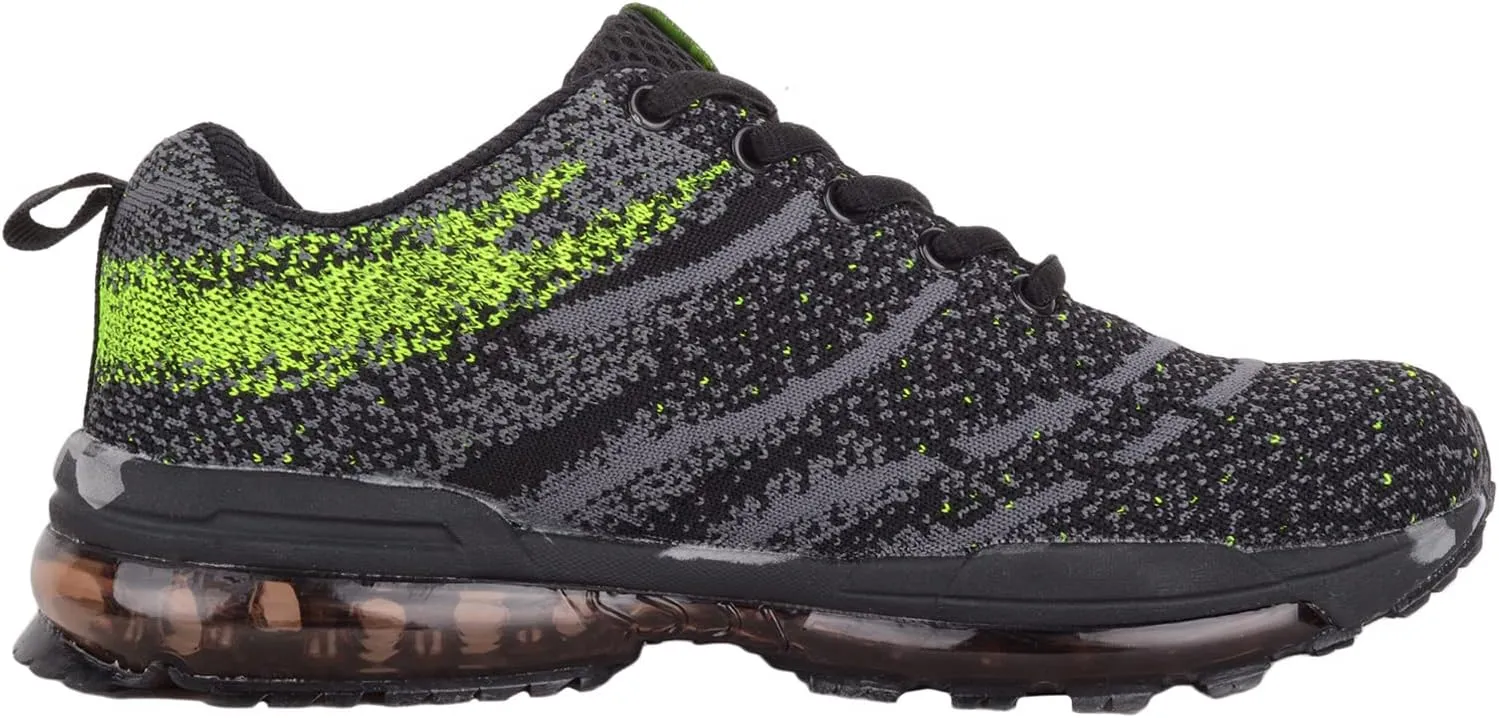 ABSOLUTE FOOTWEAR Mens Lace Up Lightweight Breathable Mesh Sports Trainers Sneakers