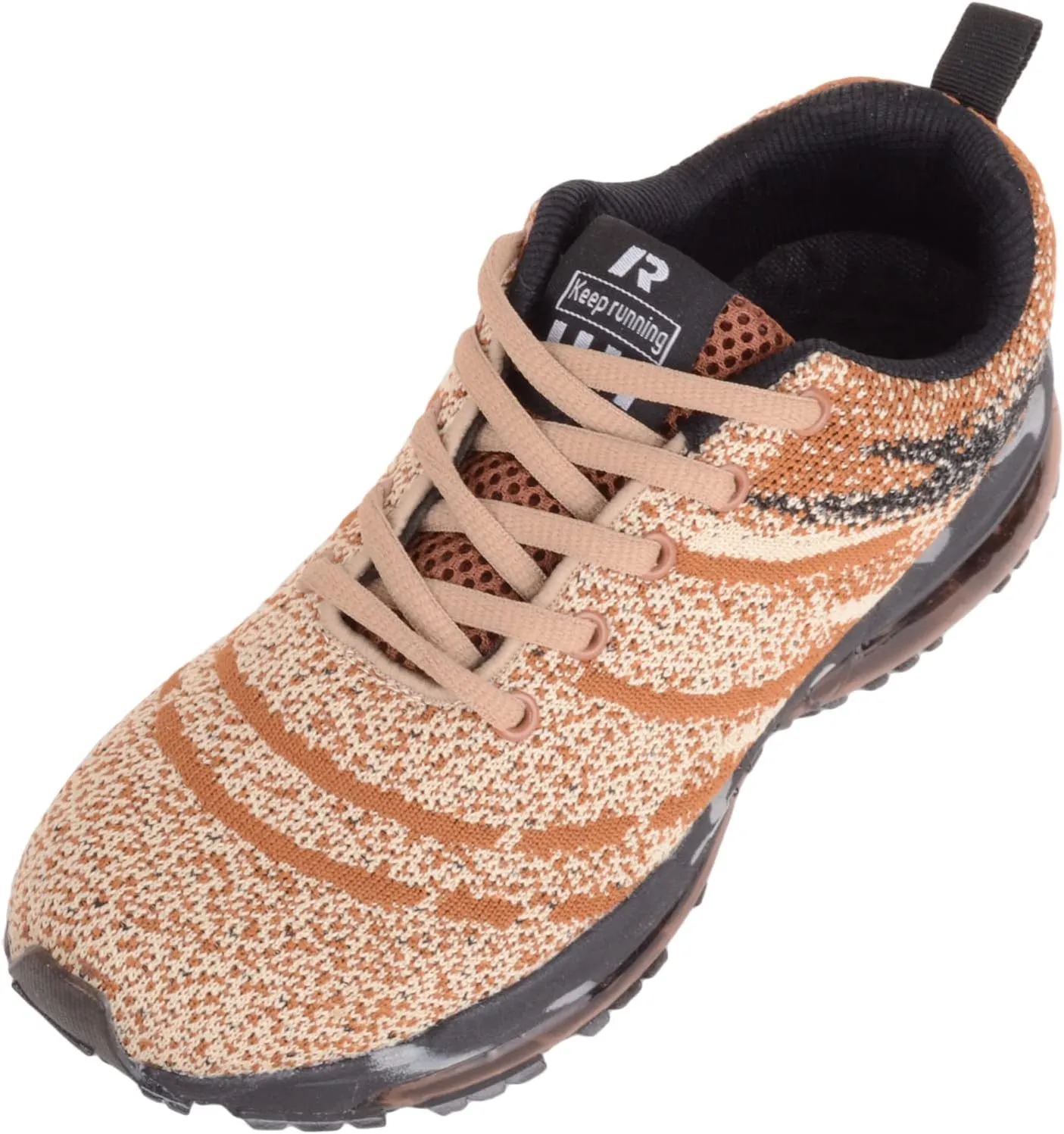 ABSOLUTE FOOTWEAR Mens Lace Up Lightweight Breathable Mesh Sports Trainers Sneakers