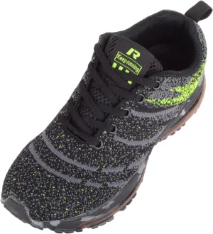 ABSOLUTE FOOTWEAR Mens Lace Up Lightweight Breathable Mesh Sports Trainers Sneakers