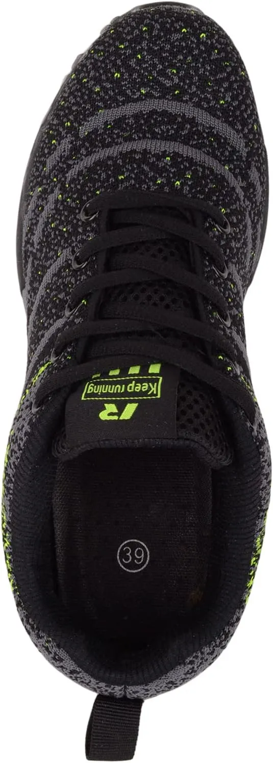 ABSOLUTE FOOTWEAR Mens Lace Up Lightweight Breathable Mesh Sports Trainers Sneakers