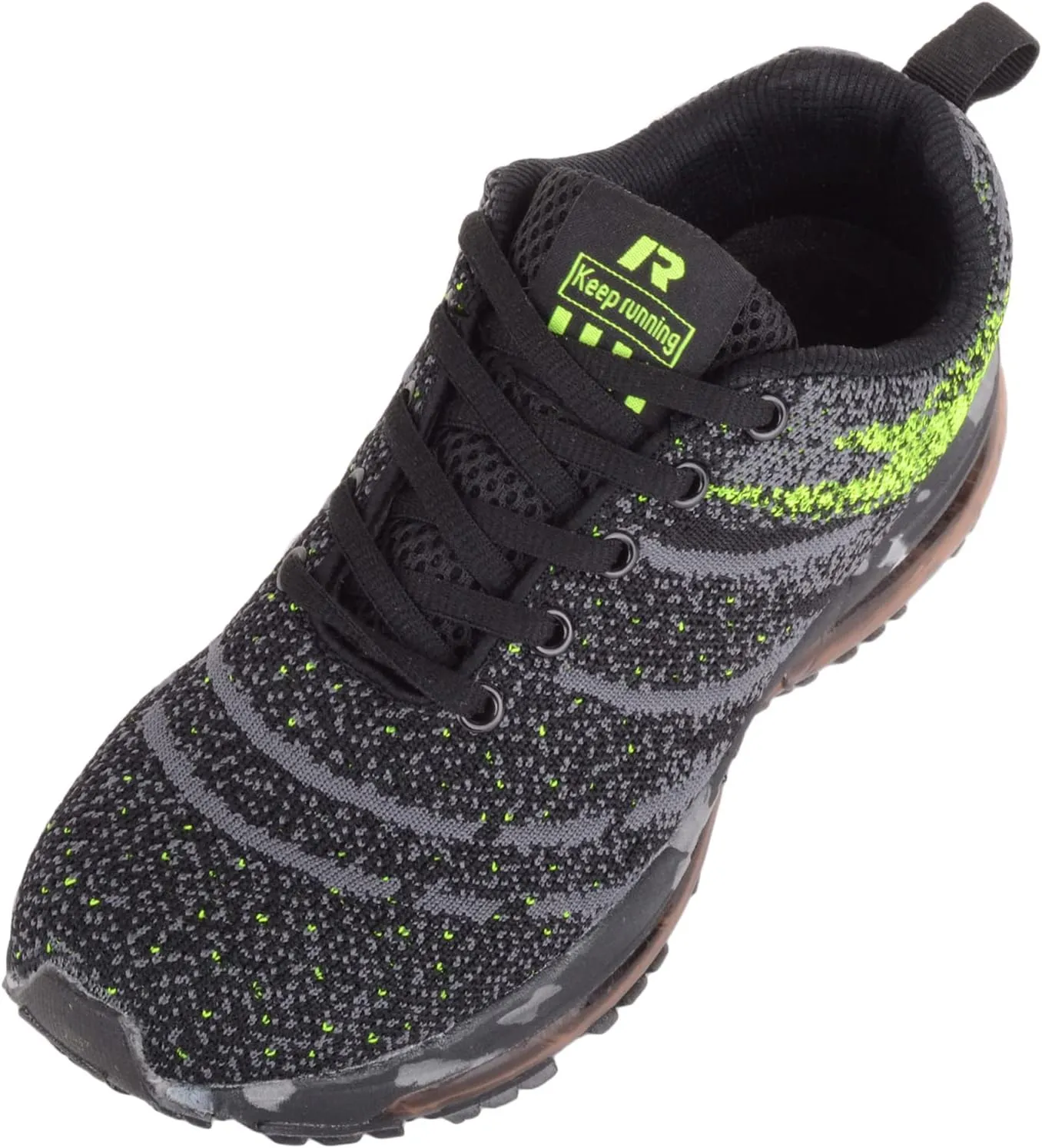 ABSOLUTE FOOTWEAR Mens Lace Up Lightweight Breathable Mesh Sports Trainers Sneakers