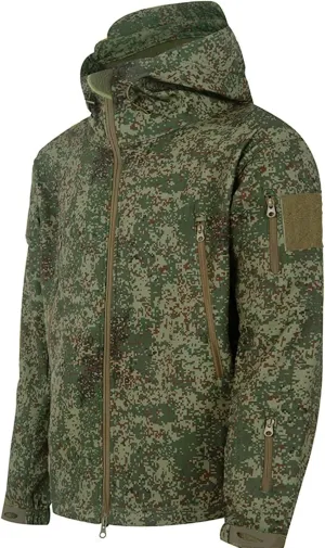 amaon outlet Mens Rain Jacket Hiking Hunting Fishing Waterproof Windbreaker Outdoor Softshell Fleece Lined Camouflage Jacket