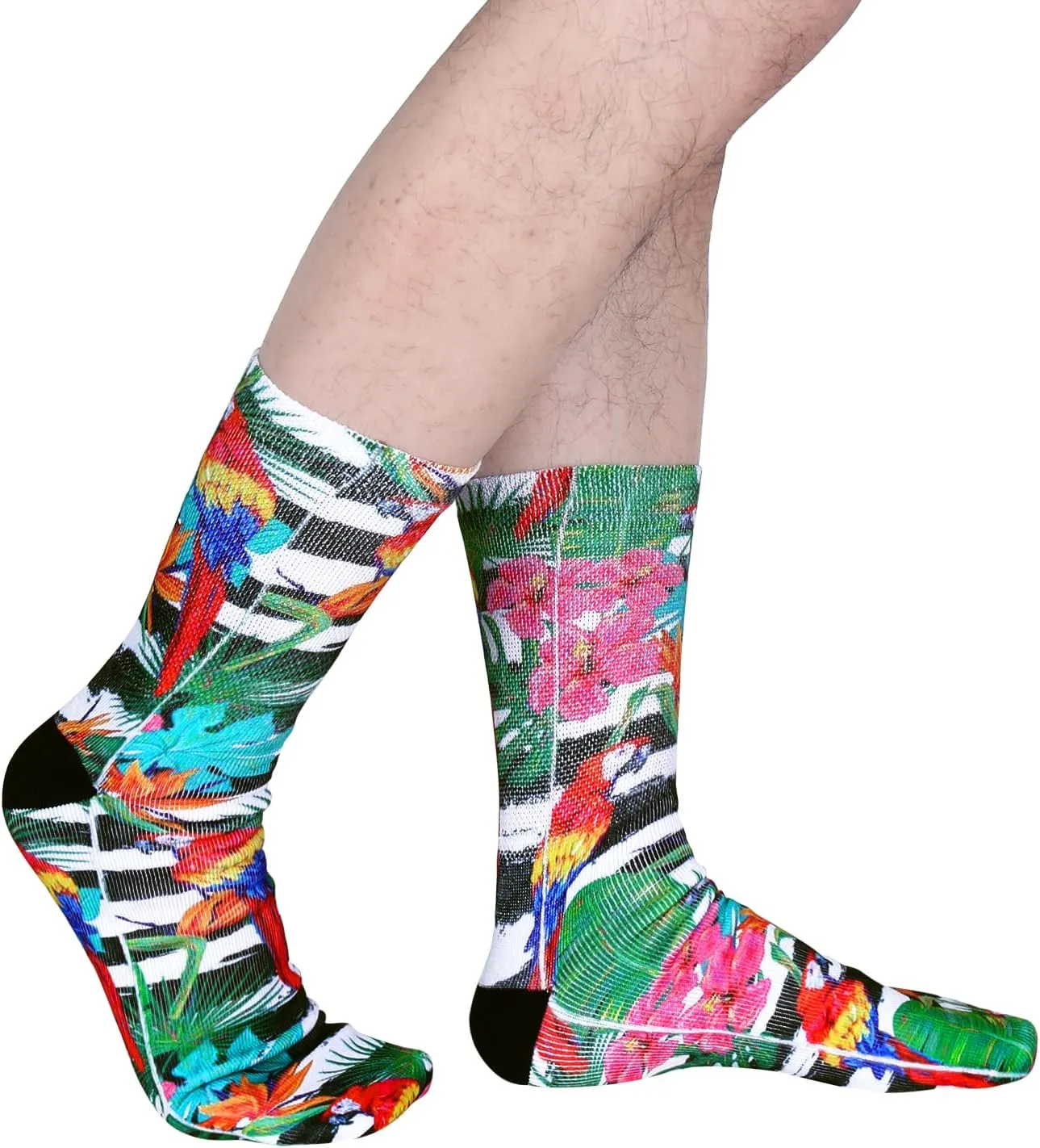 Benefeet Sox Unisex Mens Funny Crazy Socks Kids Youth Cool Colorful 3D Print Patternd Athletic Novelty Basketball Tube Socks