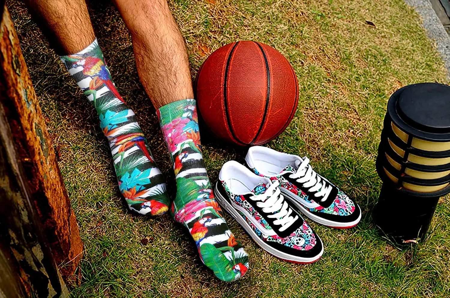 Benefeet Sox Unisex Mens Funny Crazy Socks Kids Youth Cool Colorful 3D Print Patternd Athletic Novelty Basketball Tube Socks