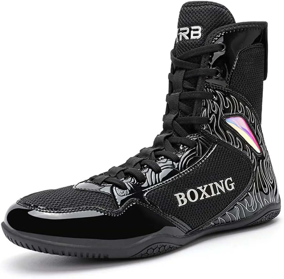 Boxing Shoes for Mens Breathable Fighting Squatting Gym Trainers Casual Lightweight Wrestling Competitions Sneakers