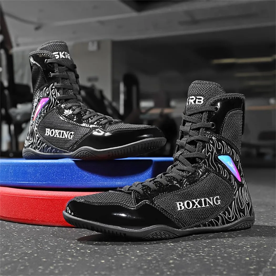 Boxing Shoes for Mens Breathable Fighting Squatting Gym Trainers Casual Lightweight Wrestling Competitions Sneakers