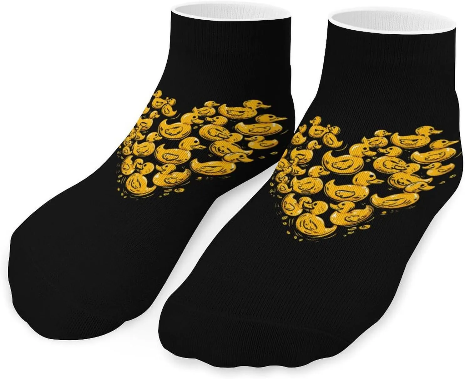 Duck Heart Symbol Love Cute Ankle Socks 1 Pairs Low Cut No Show Sock Breathable Stocking for Men Women