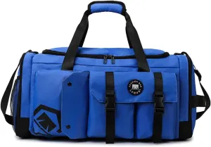 Gym Bag for Women,Sports Travel Duffel Bag, Weekender Overnight Bag with Wet Pocket and Shoes Compartment for Women, Travel,Workout,Gym, Yoga 625 (Blue)