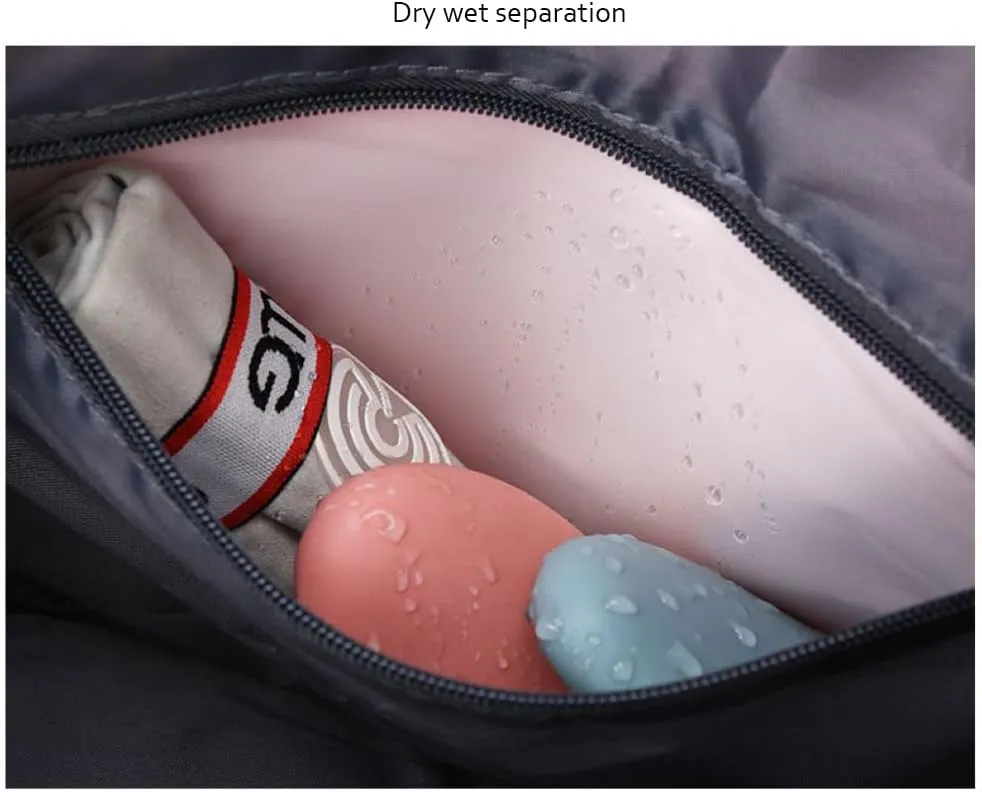 Gym Bag for Women,Sports Travel Duffel Bag, Weekender Overnight Bag with Wet Pocket and Shoes Compartment for Women, Travel,Workout,Gym, Yoga G17 (Purple)