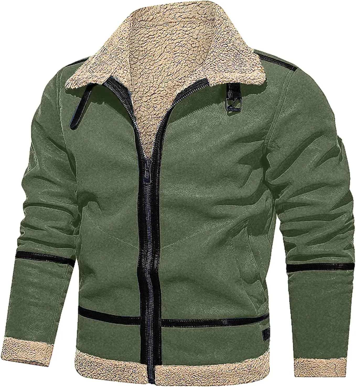 LCMTWX Coats for Men Cottonpadded Jacket Stand Collar Knitted Splice Sweater Coat Casual Cardigan Stylish Outwear Men's