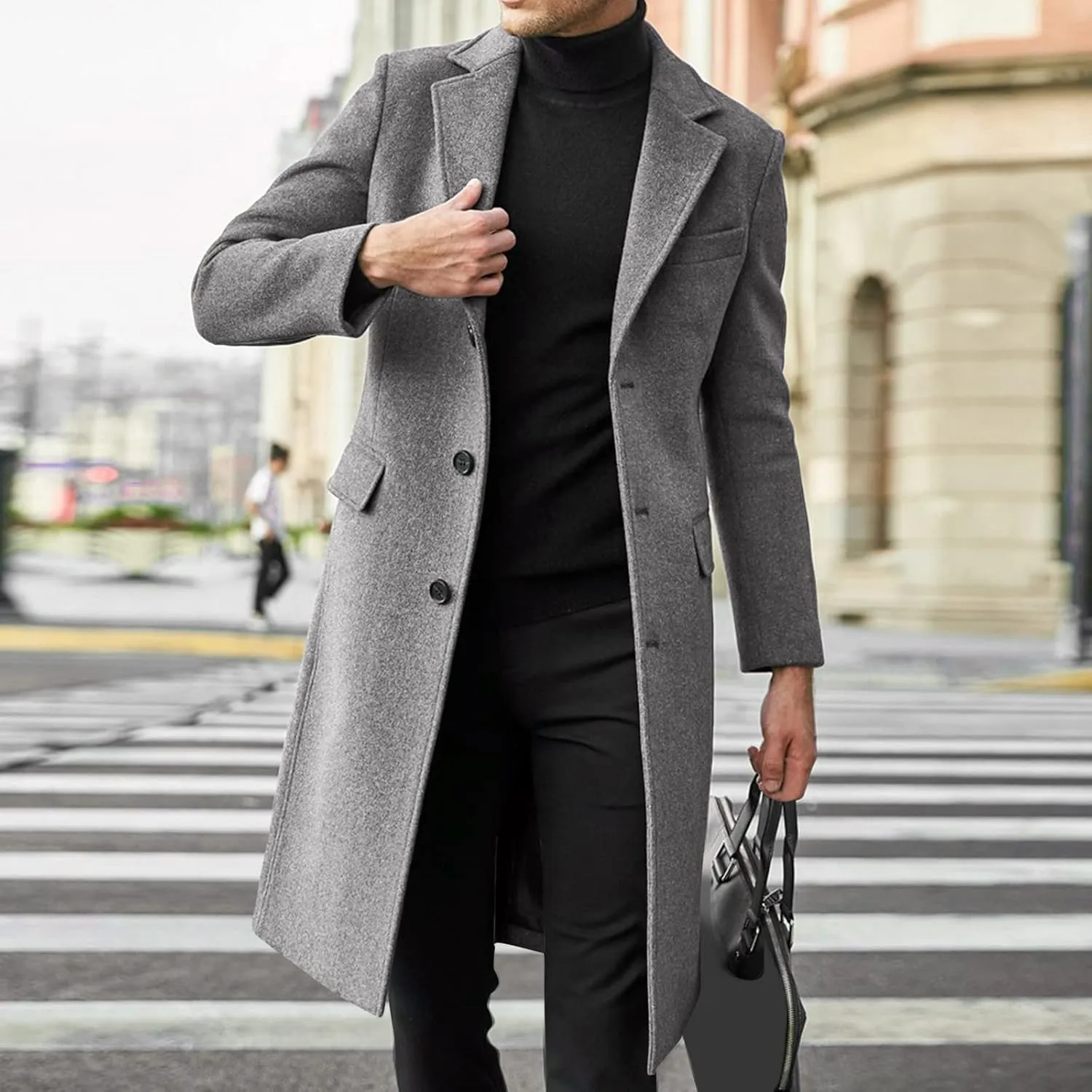 LCMTWX Coats for Men Cottonpadded Jacket Stand Collar Knitted Splice Sweater Coat Casual Cardigan Stylish Outwear Men's