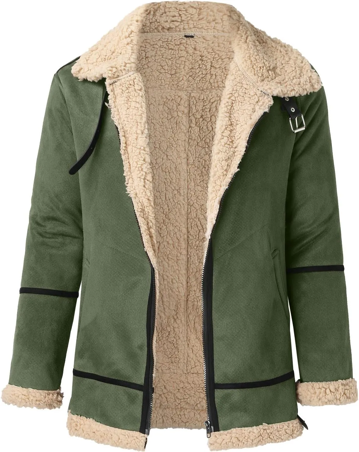 LCMTWX Coats for Men Cottonpadded Jacket Stand Collar Knitted Splice Sweater Coat Casual Cardigan Stylish Outwear Men's