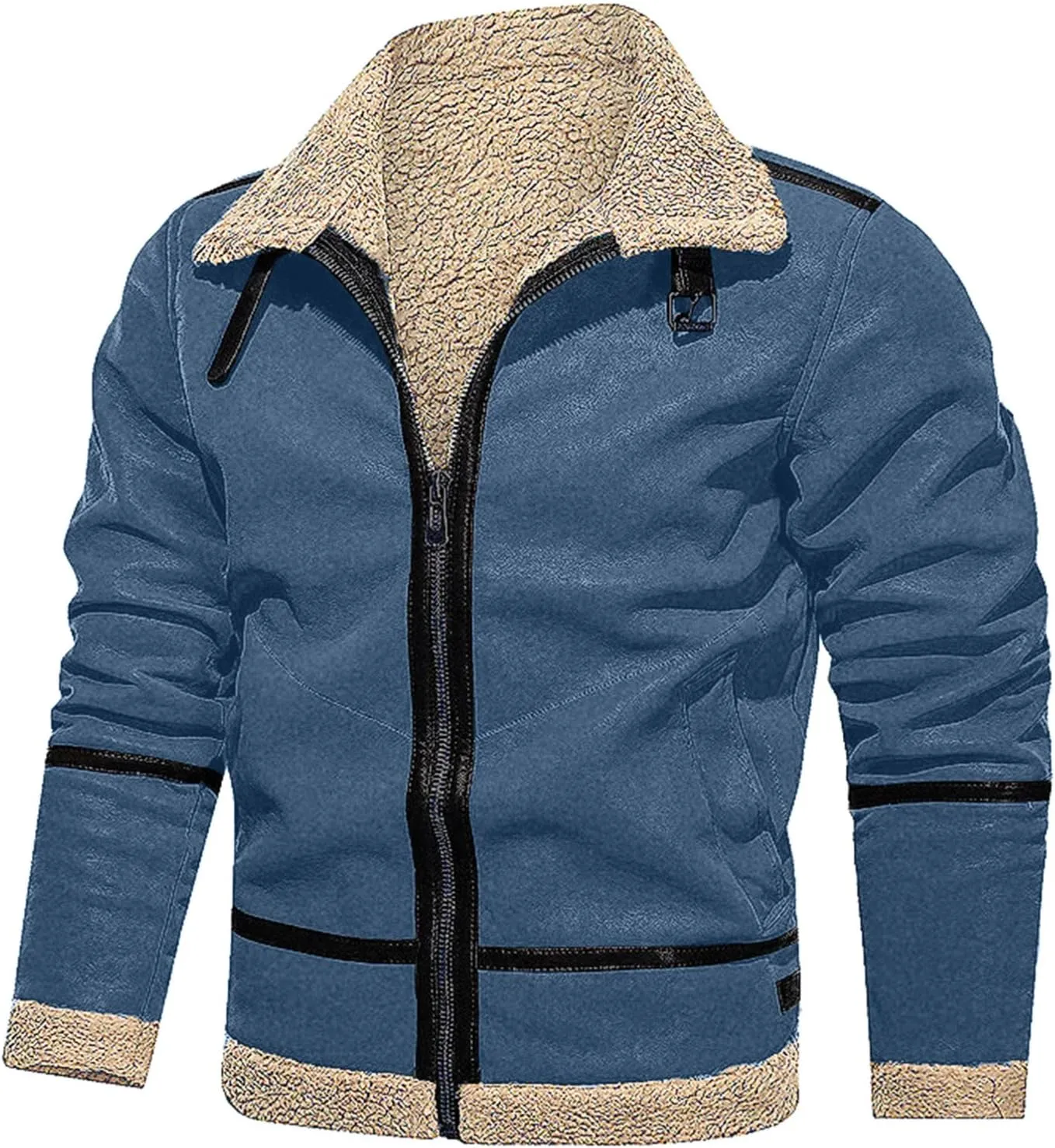 LCMTWX Mens Jackets and Winter Jacket Coat Leisure Plus Size Hat Zip Pocket Cotton-Padded Warm Men's Winter Jacket