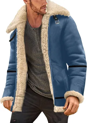 LCMTWX Mens Jackets and Winter Jacket Coat Leisure Plus Size Hat Zip Pocket Cotton-Padded Warm Men's Winter Jacket