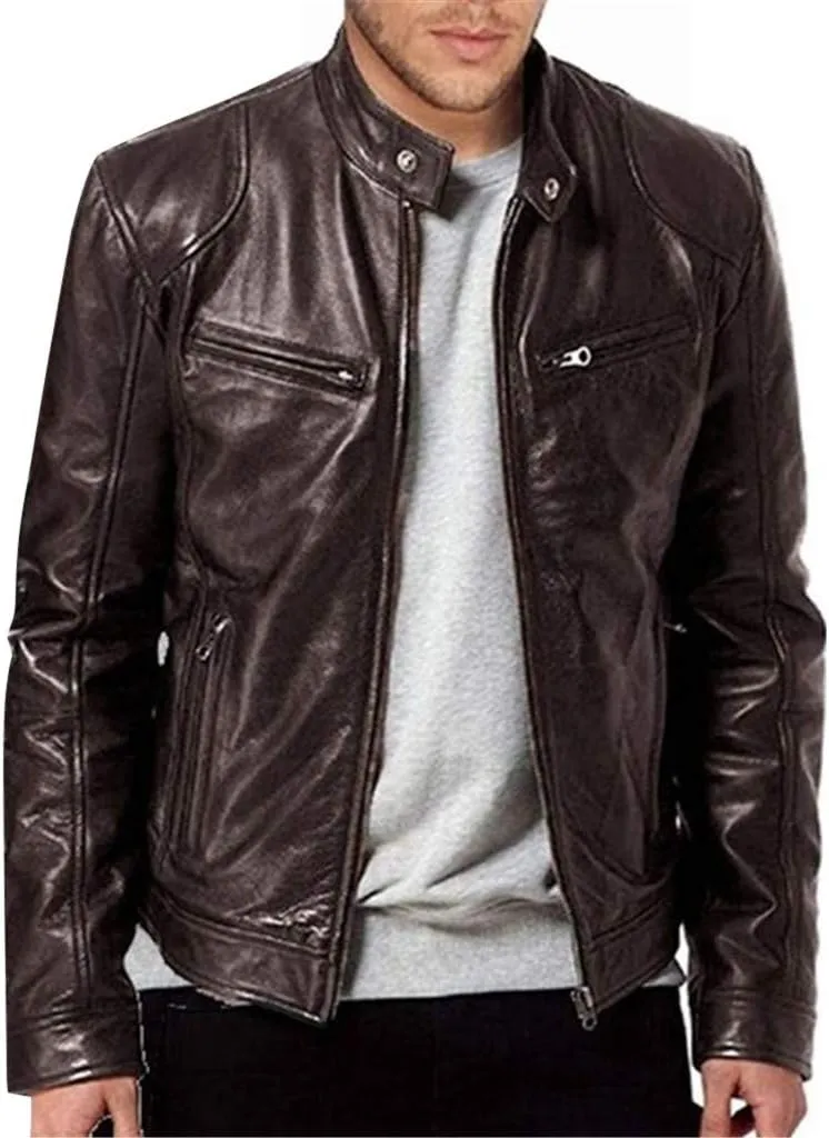 LCMTWX Mens Jackets Cardigan Coat Solid Color Buttons Coat Jacket Wool Long Sleeve Warm Coat Turn-down Collar Coat Men's