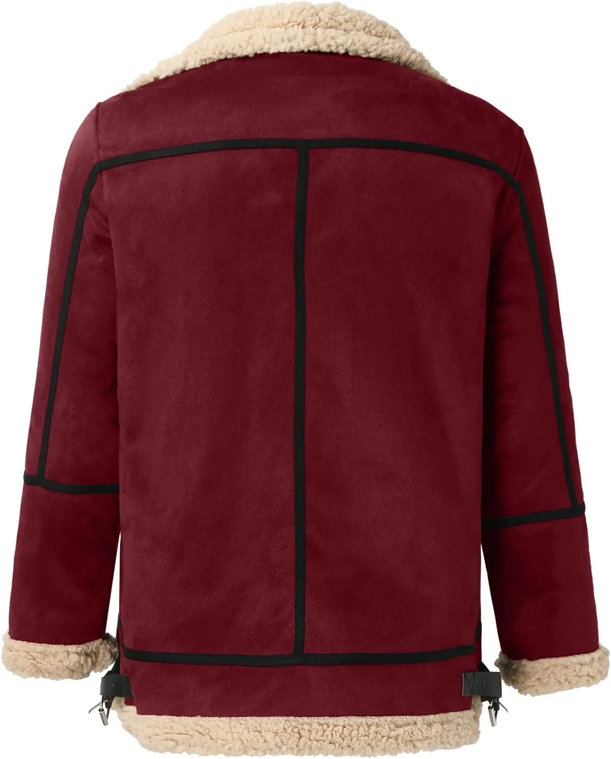 LCMTWX Men's Thick Thermal Winter Jacket Stand Collar Knitted Splice Sweater Coat Casual Cardigan Stylish Mens Puffer