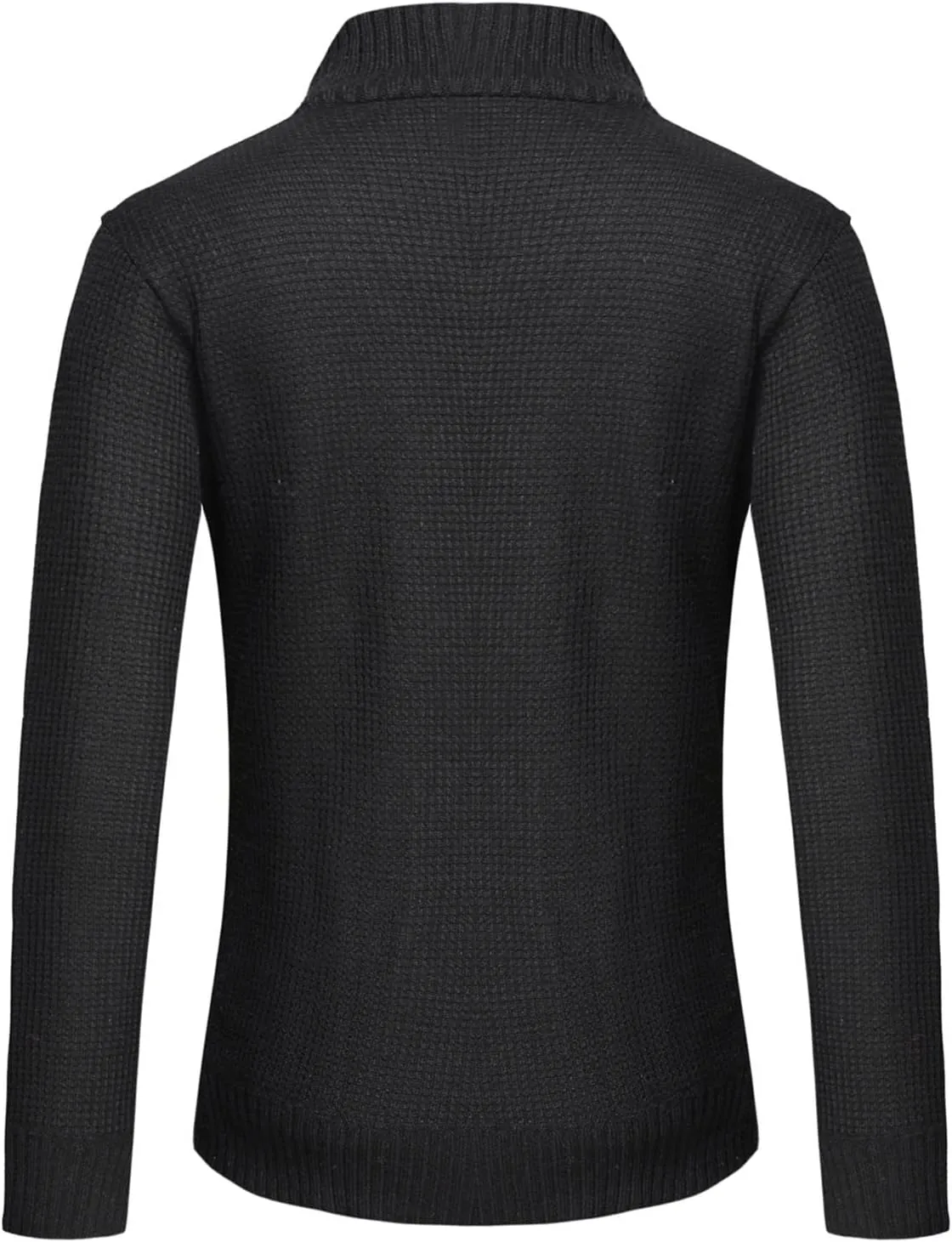 LCMTWX Men's Thicken Warm Winter Coat Stand Collar Knitted Splice Sweater Coat Casual Cardigan Stylish Outwear Winter