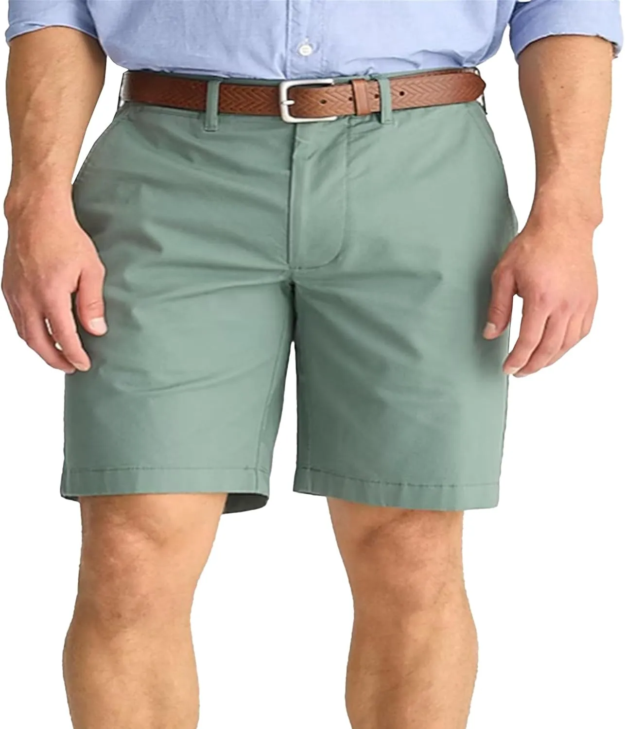 Men's Casual Classic Chino Outdoor Short Relaxed Fit Hiking Summer Shorts Mid Waist Business Golf Shorts