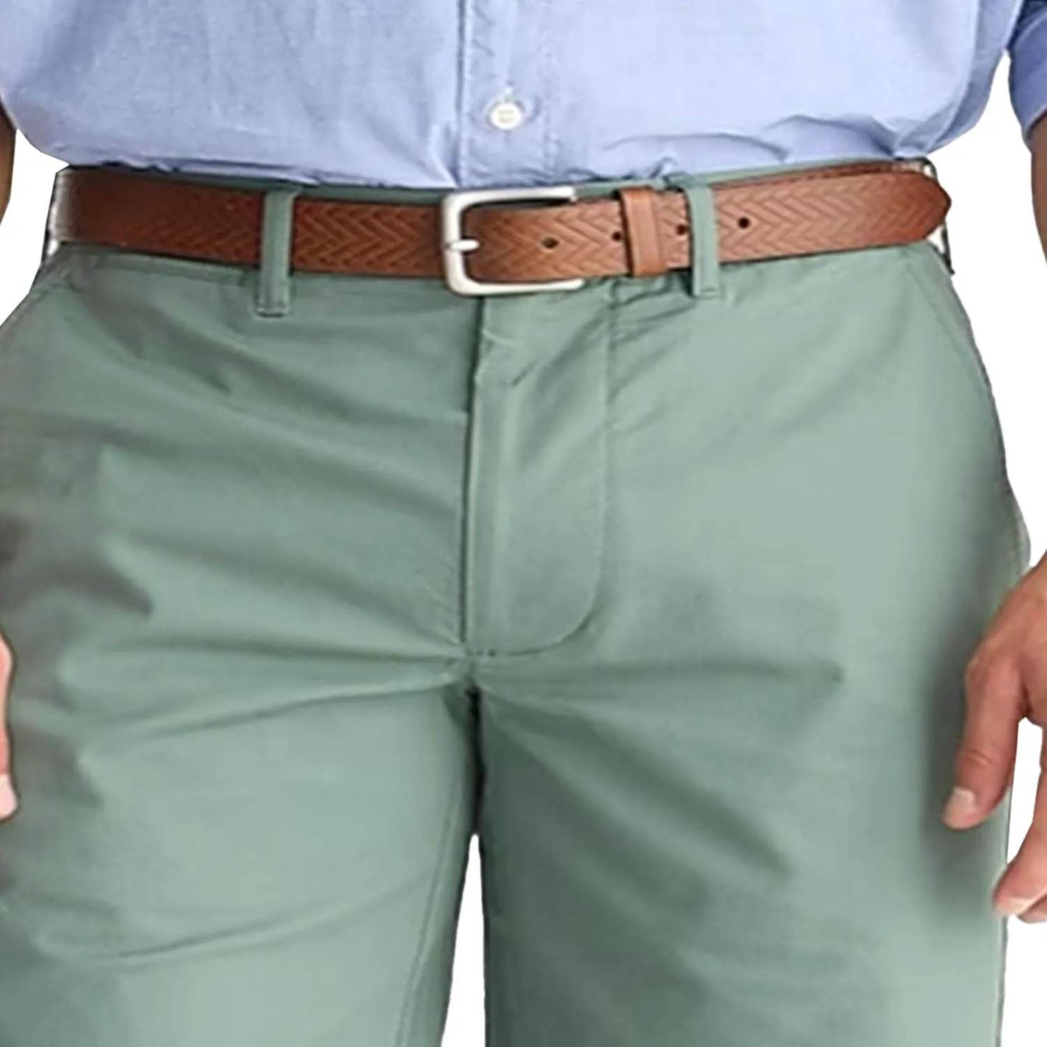 Men's Casual Classic Chino Outdoor Short Relaxed Fit Hiking Summer Shorts Mid Waist Business Golf Shorts