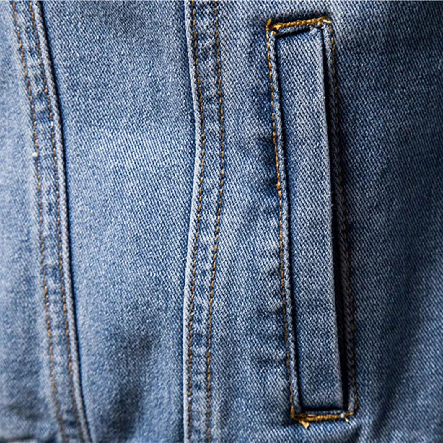Mens Denim Jacket Washed Flex Stretch Slim Fit Jean Jackets Classic Lapel Button down Long Sleeve Trucker Jacket Coat