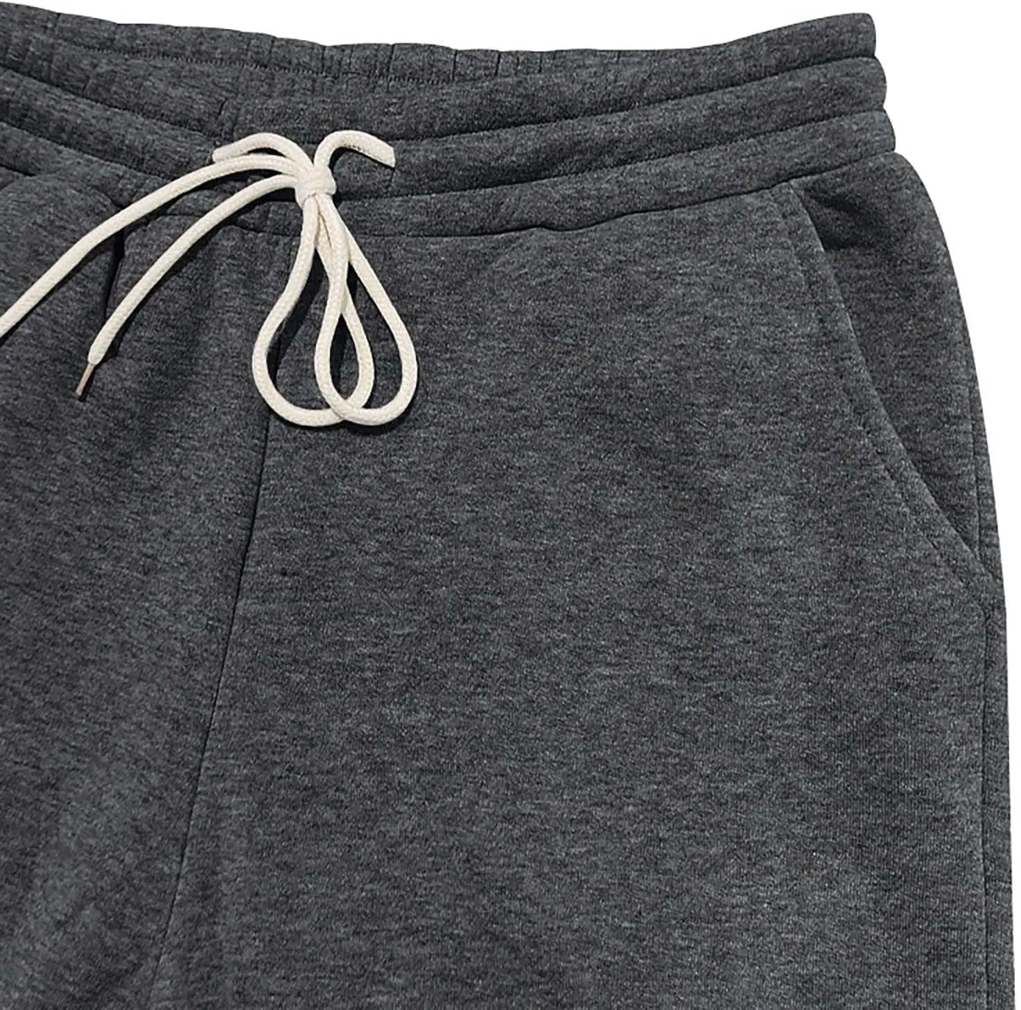 Men's Hiking Cargo Pants Active Elastic Waist Pants with Multi-Pocket Fit Drawstring Casual Trousers