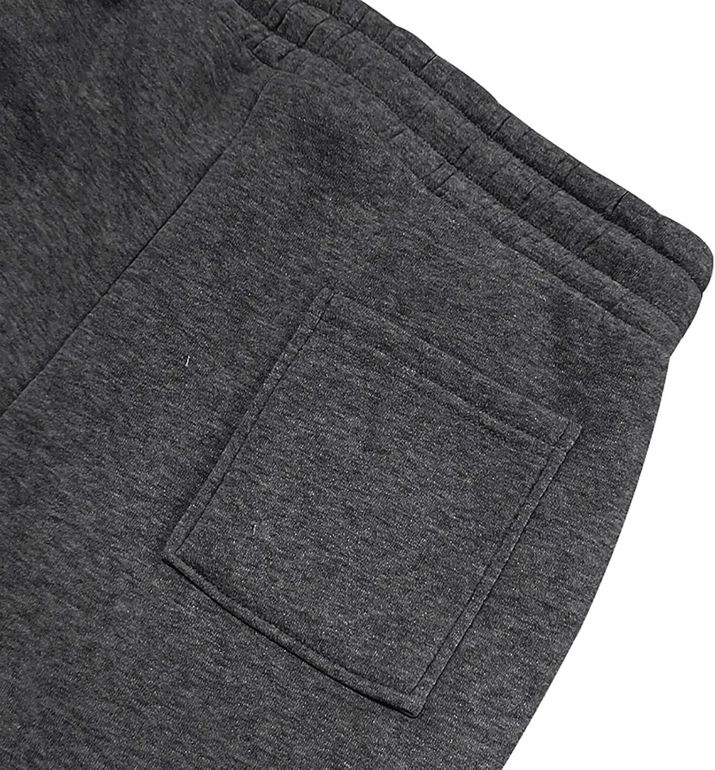 Men's Hiking Cargo Pants Active Elastic Waist Pants with Multi-Pocket Fit Drawstring Casual Trousers
