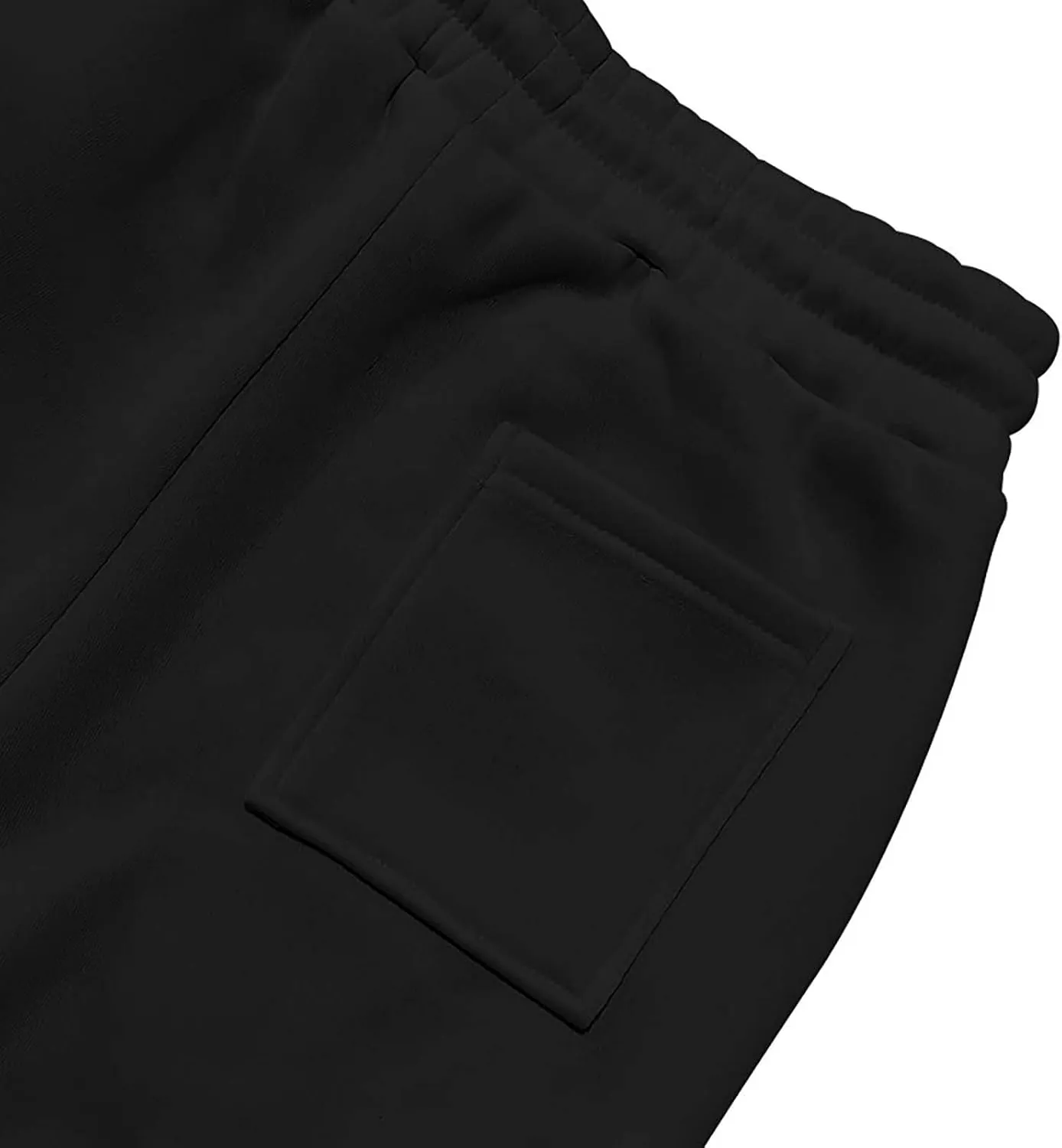 Men's Hiking Cargo Pants Active Elastic Waist Pants with Multi-Pocket Fit Drawstring Casual Trousers