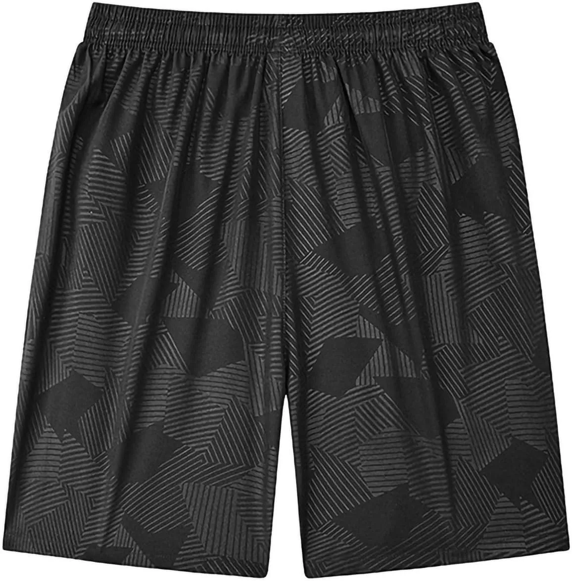 Men's Ice Silk Shorts Quick Dry with Pockets Athletic Breathable Lightweight Casual Print Outdoor Beach Trunks