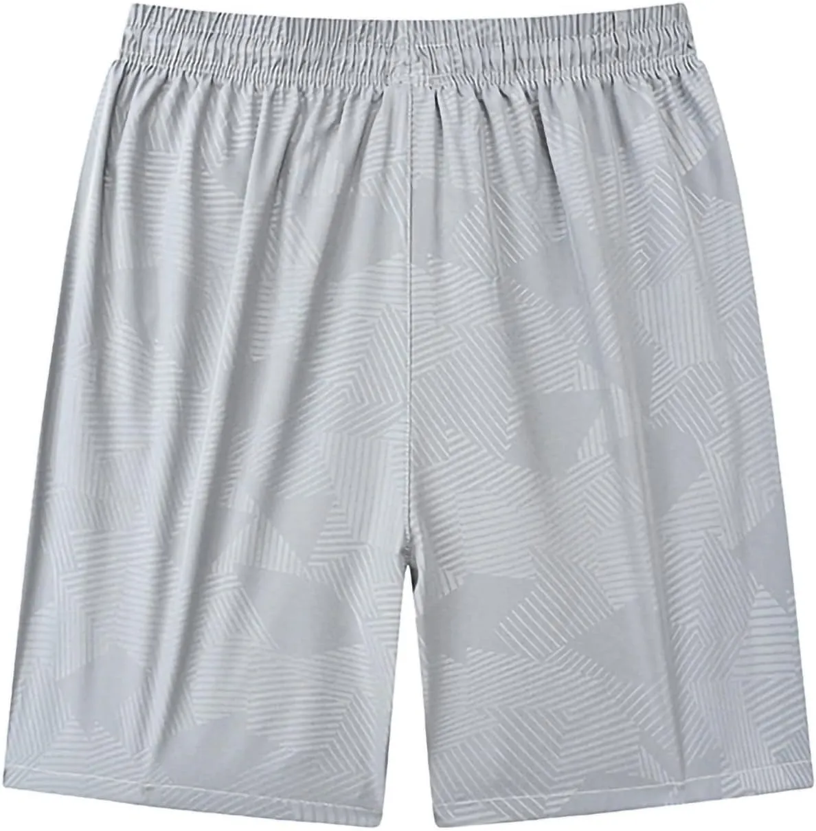 Men's Ice Silk Shorts Quick Dry with Pockets Athletic Breathable Lightweight Casual Print Outdoor Beach Trunks
