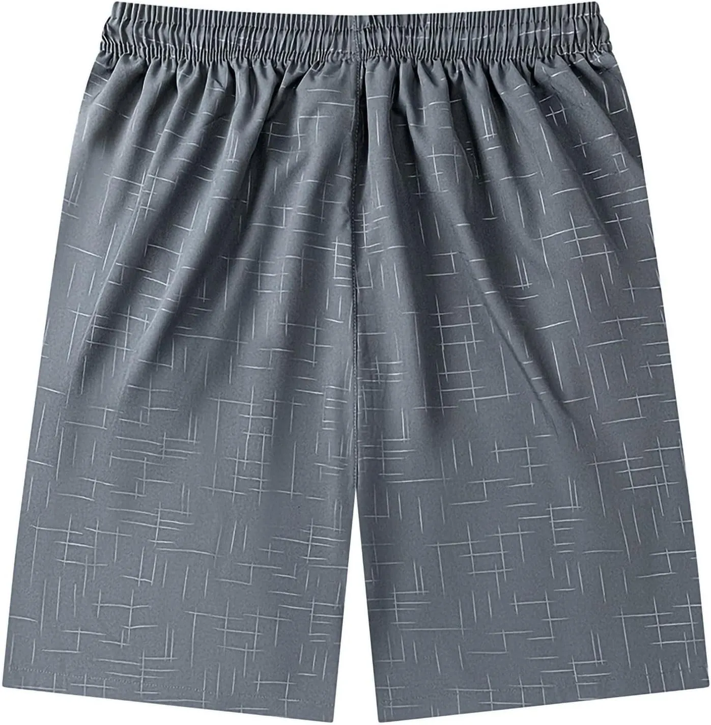 Men's Ice Silk Shorts Quick Dry with Pockets Athletic Workout Casual Breathable Lightweight Outdoor Beach Trunks