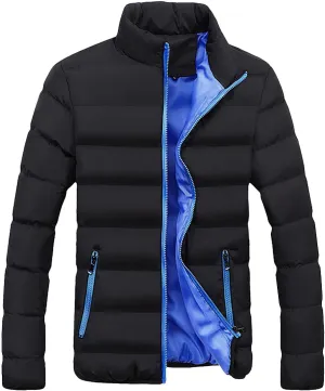 Mens Puffer Jackets Club Coat Vintage Autumn Winter Men Jacket Cool Collar Men's Coats Men's Winter Thickened Warm