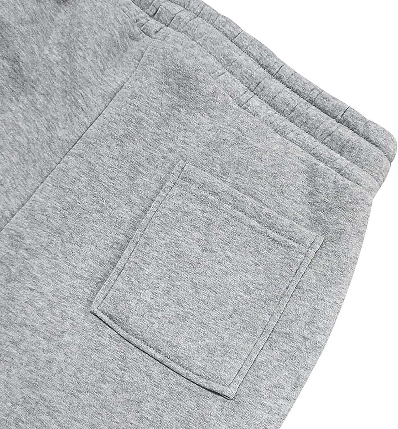 Men's Sports Cargo Pants Big and Tall Elastic Waist Pants with Multi-Pocket Baggy Drawstring Active Trousers