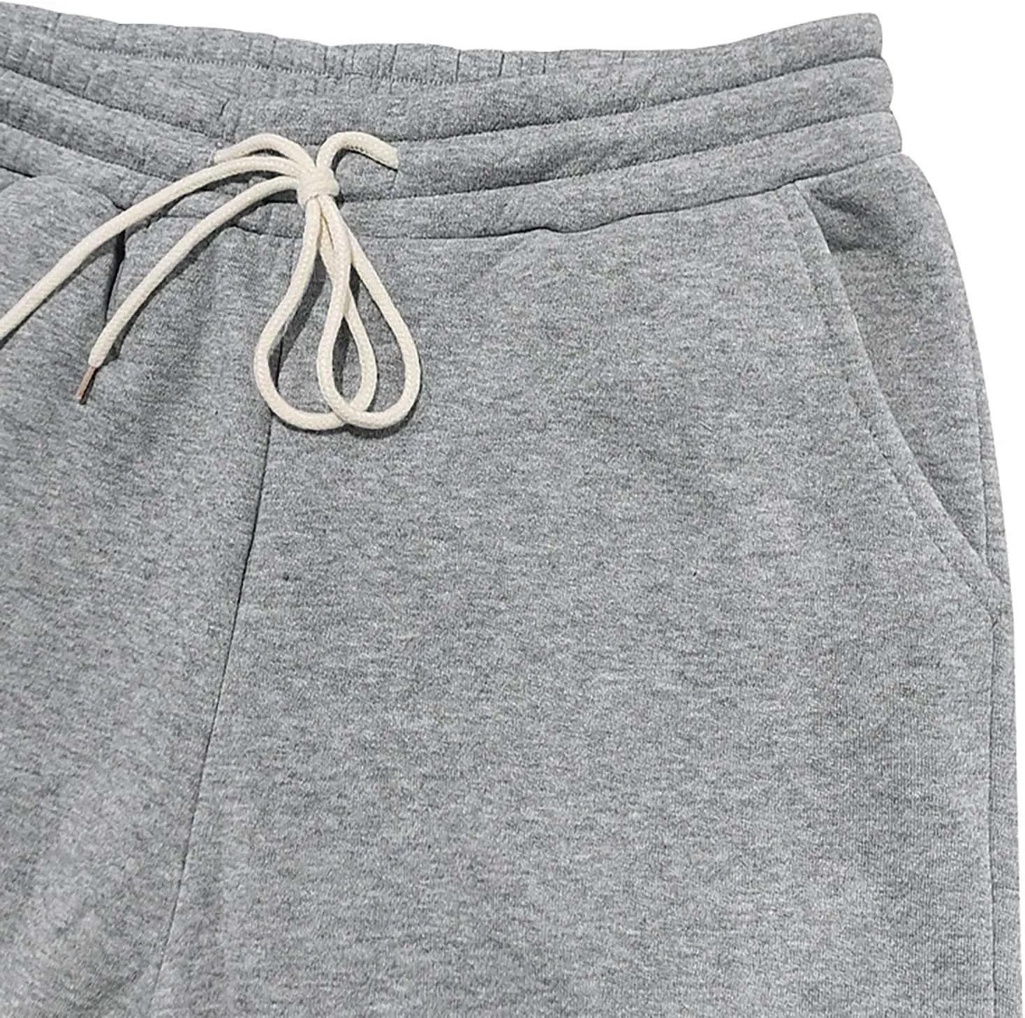 Men's Sports Cargo Pants Big and Tall Elastic Waist Pants with Multi-Pocket Baggy Drawstring Active Trousers