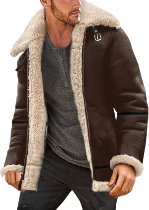 Men's Winter Jacket Windproof Coat Leisure Plus Size Hat Zip Pocket Cotton-Padded Warm Soft Hooded Jacket Coats