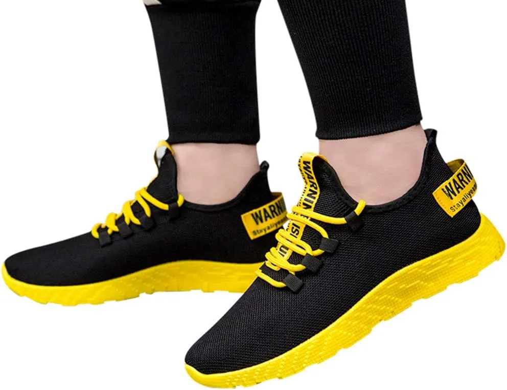Sneakers for Men Lightweight Breathable Mesh Slip On Fashion Walking Shoes Soft Comfortable Athletic Workout Sport Shoes