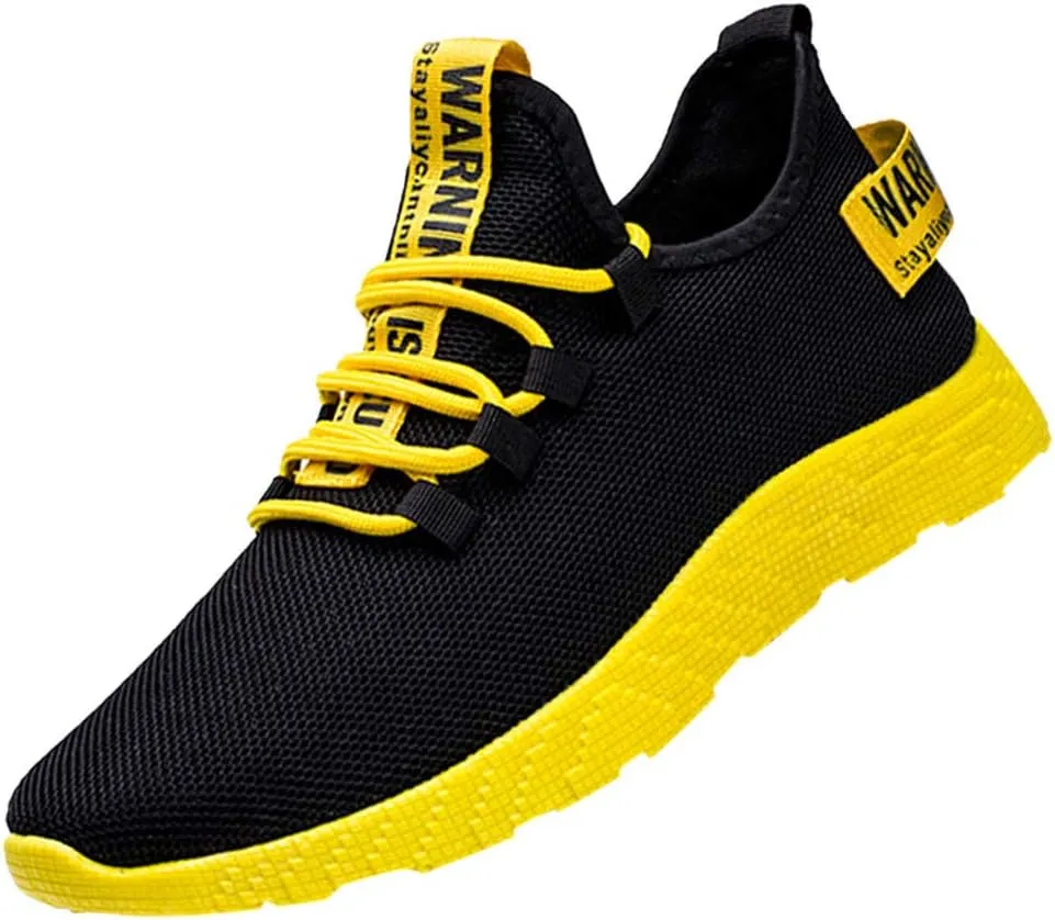 Sneakers for Men Lightweight Breathable Mesh Slip On Fashion Walking Shoes Soft Comfortable Athletic Workout Sport Shoes