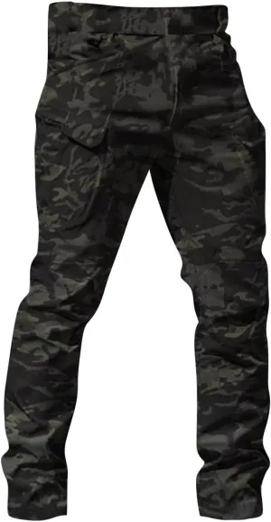 Tactical Cargo Pants for Men Lightweight Running Pants with Multi-Pocket Big and Tall Fit Trousers