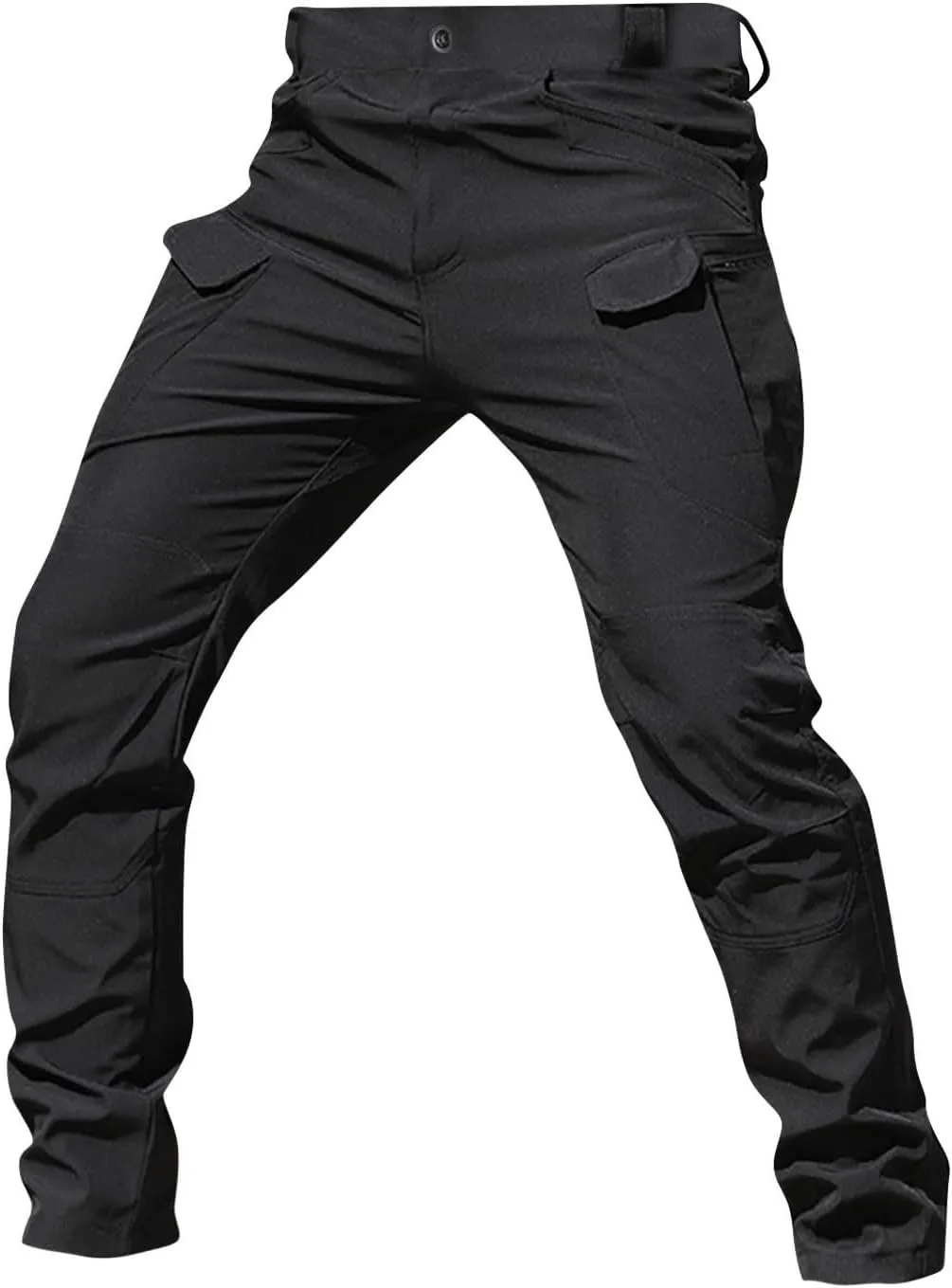 Tactical Cargo Pants for Men Lightweight Running Pants with Multi-Pocket Big and Tall Fit Trousers