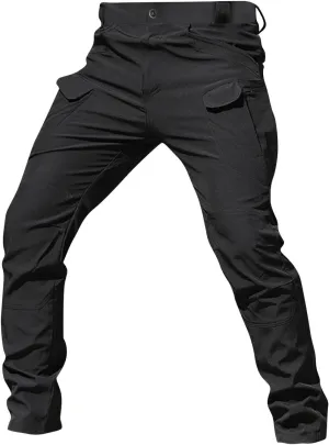 Tactical Cargo Pants for Men Lightweight Running Pants with Multi-Pocket Big and Tall Fit Trousers