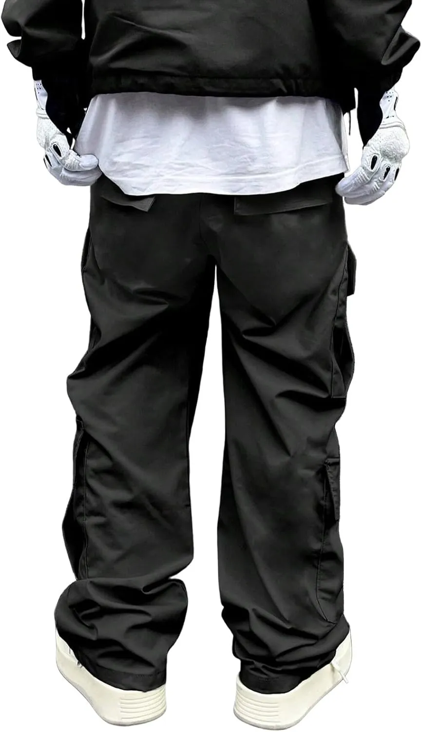 Tactical Cargo Pants for Men Lightweight Work Pants with Multi-Pocket Large Loose Trousers