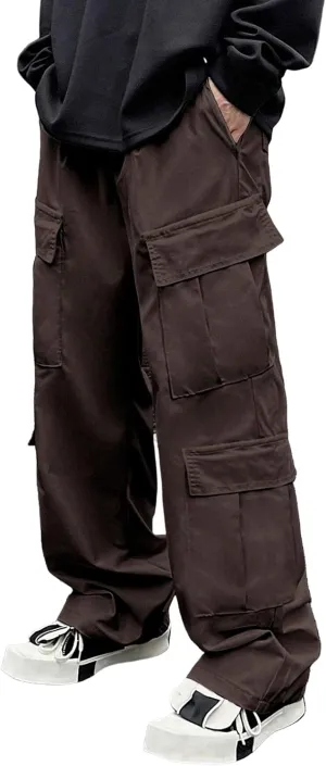 Tactical Cargo Pants for Men Lightweight Work Pants with Multi-Pocket Large Loose Trousers