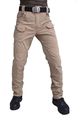 Tactical Cargo Pants for Men Wide Athletic Pants with Multi-Pocket Comfy Baggy Trousers