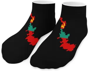 Transnistria Stub Cute Ankle Socks 1 Pairs Low Cut No Show Sock Breathable Stocking for Men Women