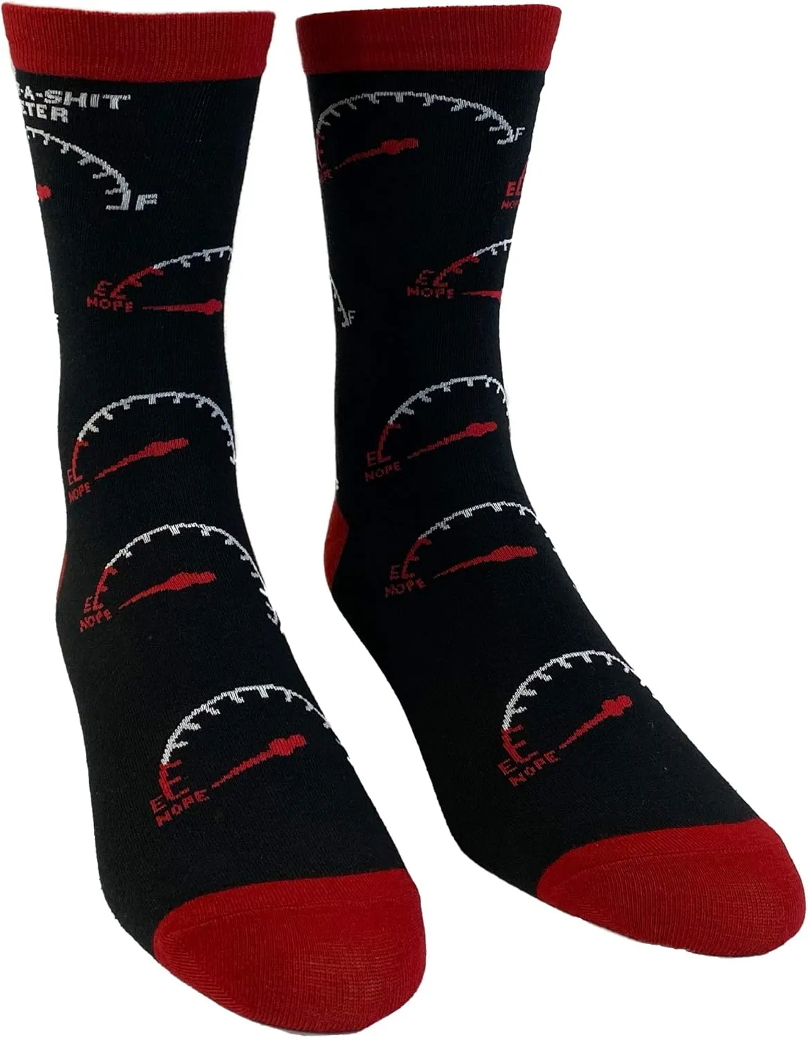TrendWell Men's Funny Sarcastic Socks Humorous Introvert Retro Vintage Footwear