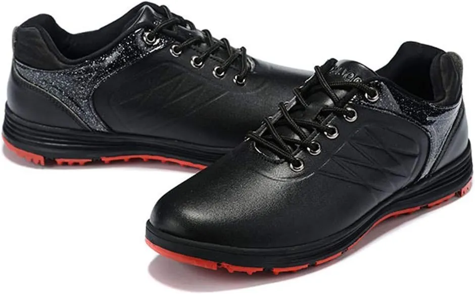 VEACAM Golf Shoes for Men Professional Spikless Lightweight Walking Footwears Breathable Golfers Sneakers Anti Slip Trainers Golfing