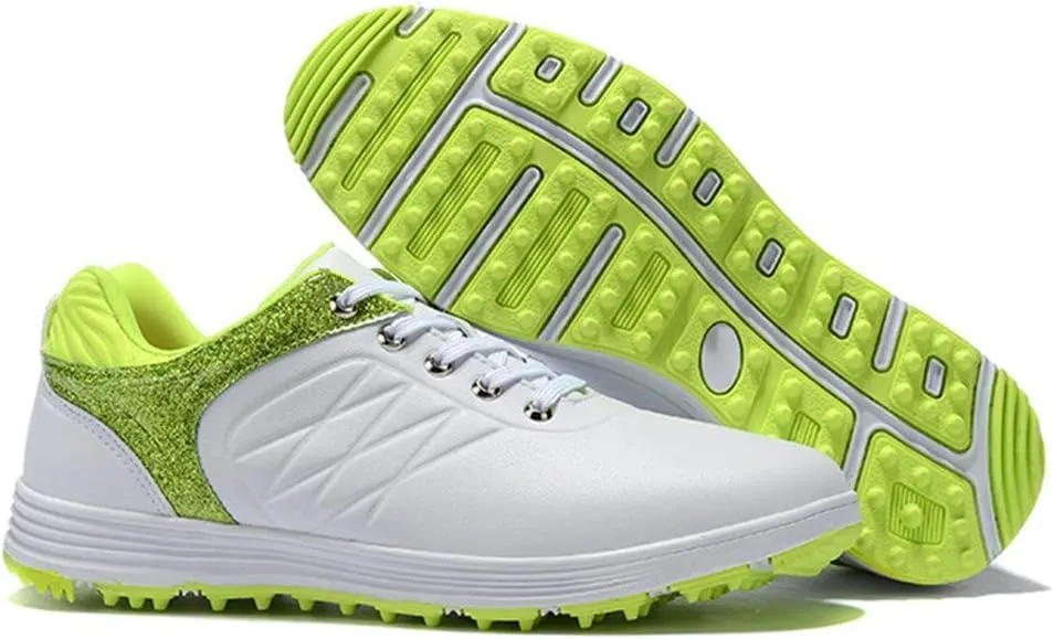 VEACAM Golf Shoes for Men Professional Spikless Lightweight Walking Footwears Breathable Golfers Sneakers Anti Slip Trainers Golfing