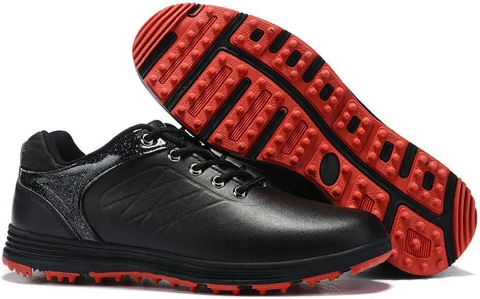 VEACAM Golf Shoes for Men Professional Spikless Lightweight Walking Footwears Breathable Golfers Sneakers Anti Slip Trainers Golfing