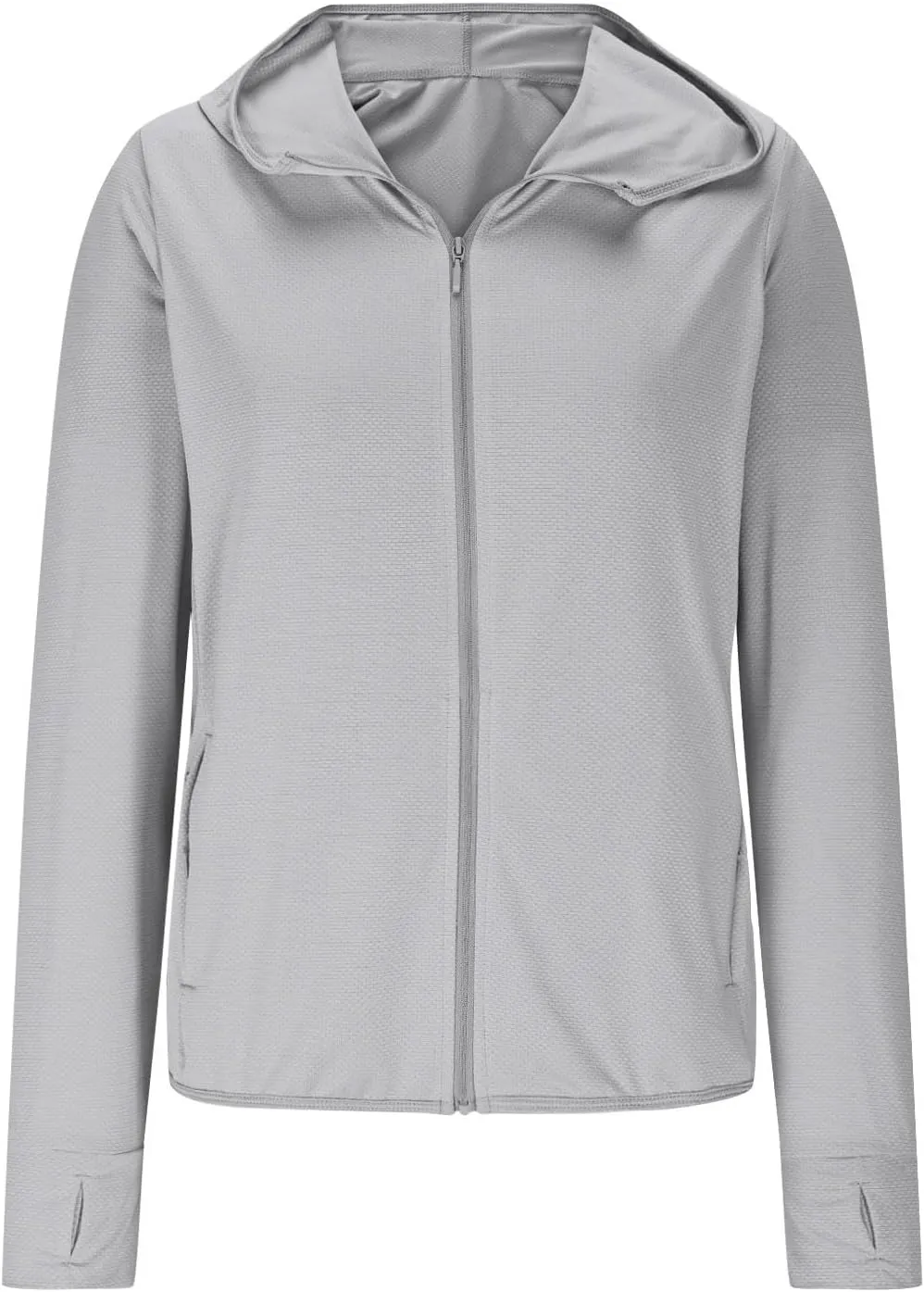 Women Plus Size Sun Protection Shirt UPF 50  Long Sleeve T-Shirts Hiking Fishing Outdoor Shirt Lightweight Hoodie
