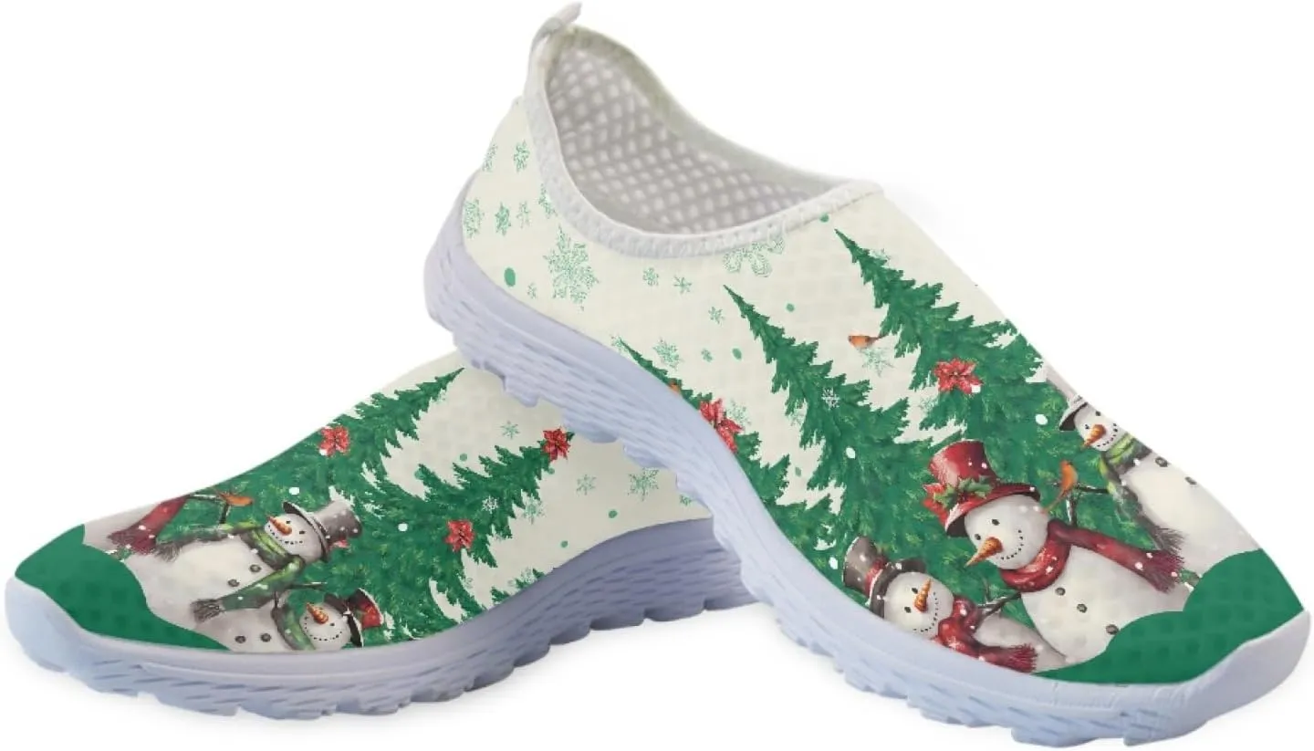 Women Slip on Trainers Breathable Walking Work Shoes Casual Lightweight Running Sneakers