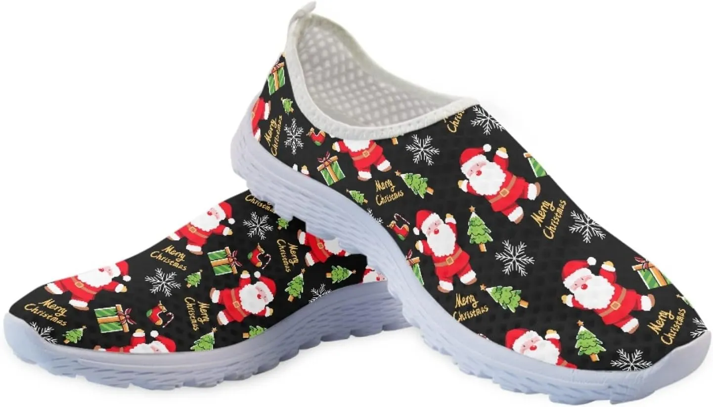 Women Slip on Trainers Breathable Walking Work Shoes Casual Lightweight Running Sneakers